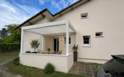 Chantier pergola dans les landes